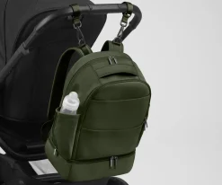 The Double Diaper Backpack in Olive Green
