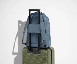 The Everywhere Zip Backpack in Coast Blue