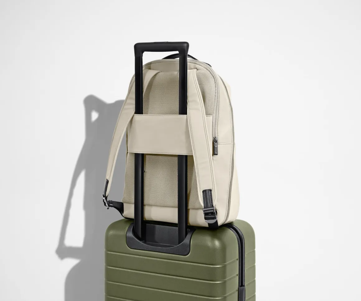 The Everywhere Zip Backpack in Salt White