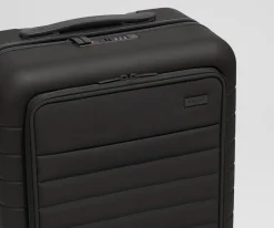 The Executive Bigger Carry-On in Jet Black