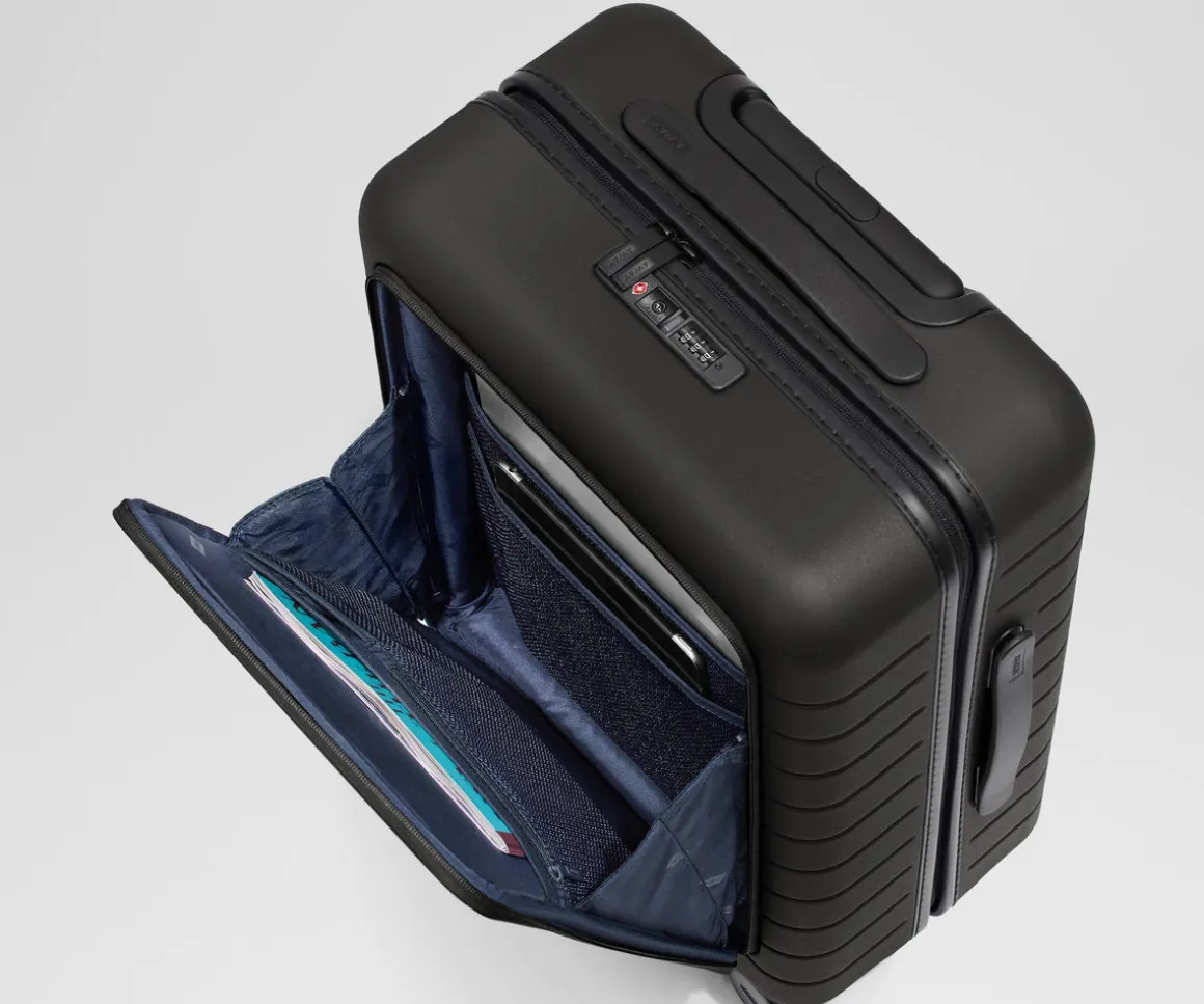 The Executive Bigger Carry-On in Jet Black