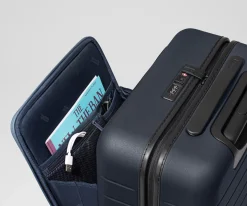 The Executive Bigger Carry-On in Navy Blue