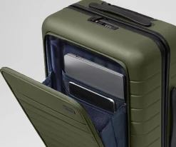 The Executive Bigger Carry-On in Olive Green