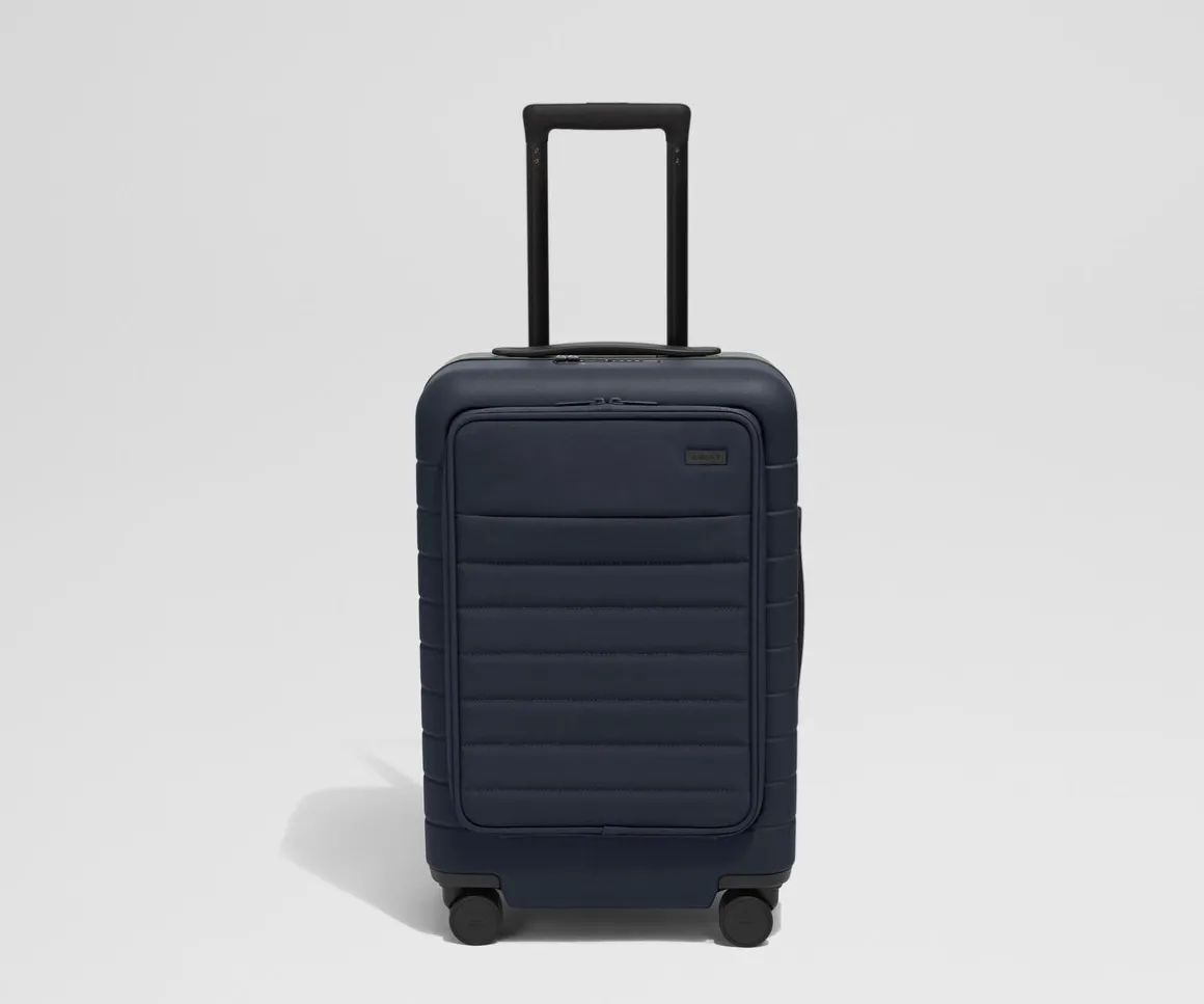 The Executive Carry-On in Navy Blue