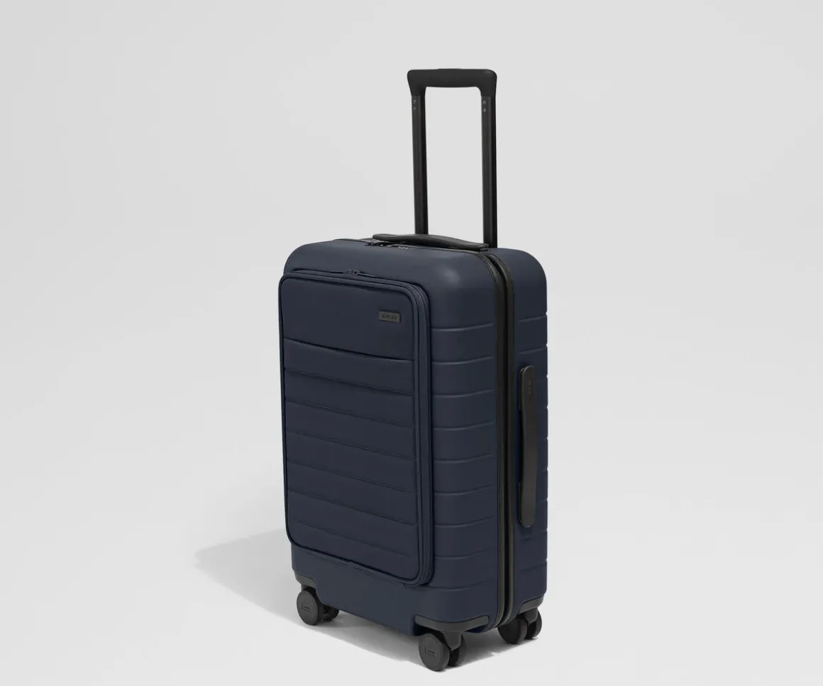 The Executive Carry-On in Navy Blue