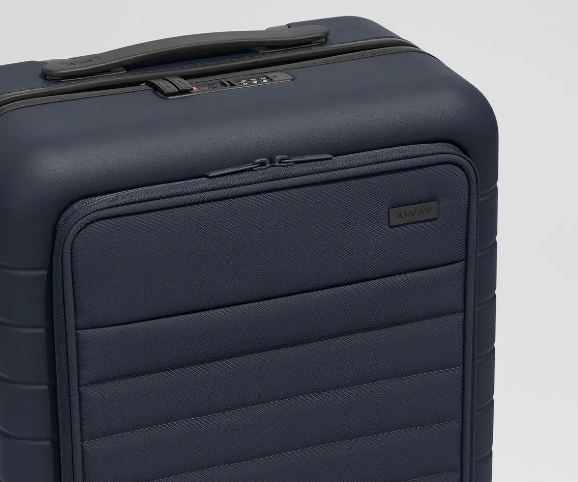 The Executive Carry-On in Navy Blue