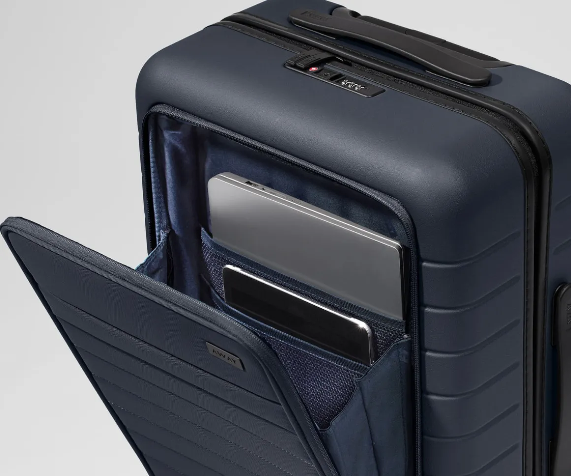 The Executive Carry-On in Navy Blue