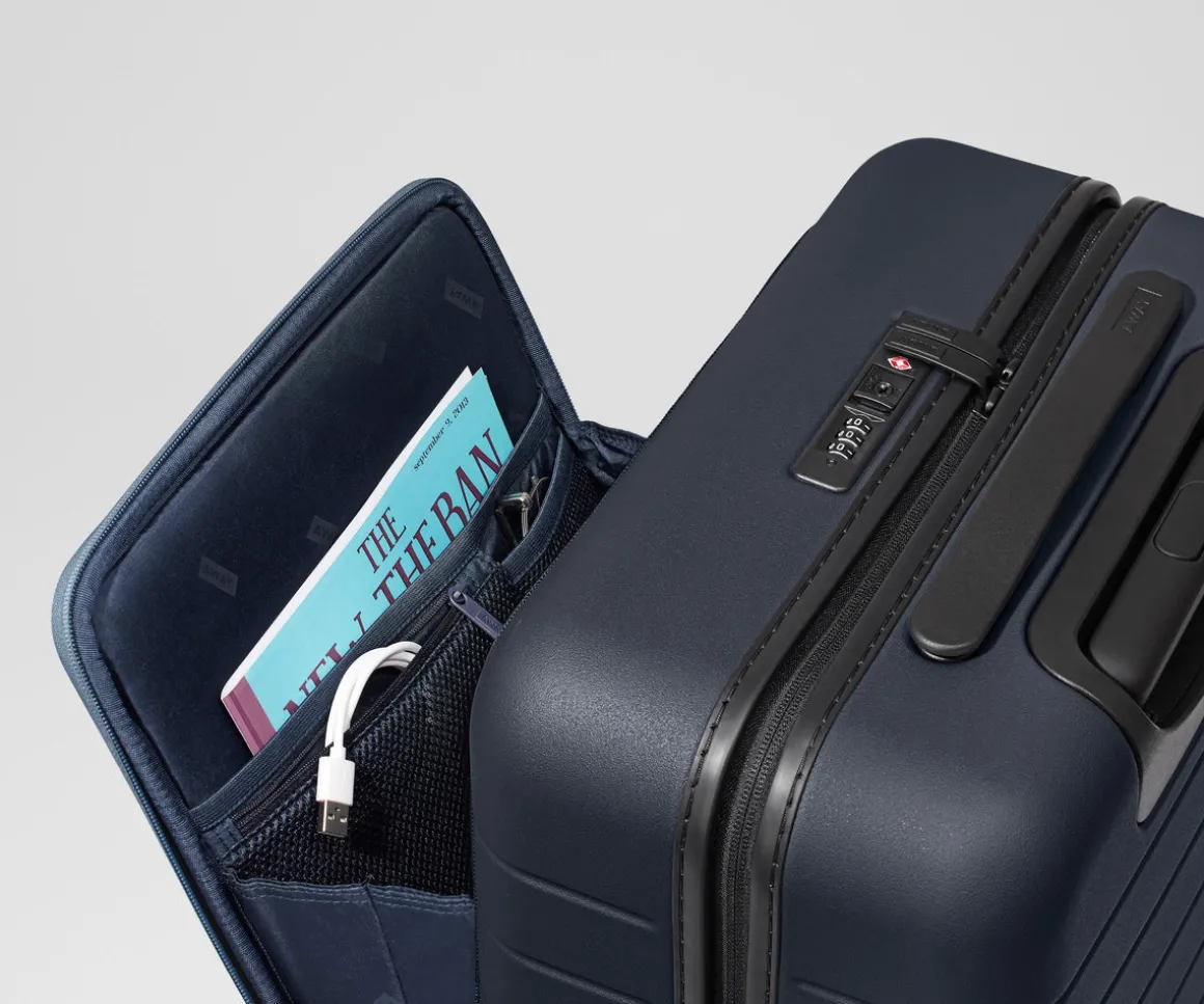 The Executive Carry-On in Navy Blue