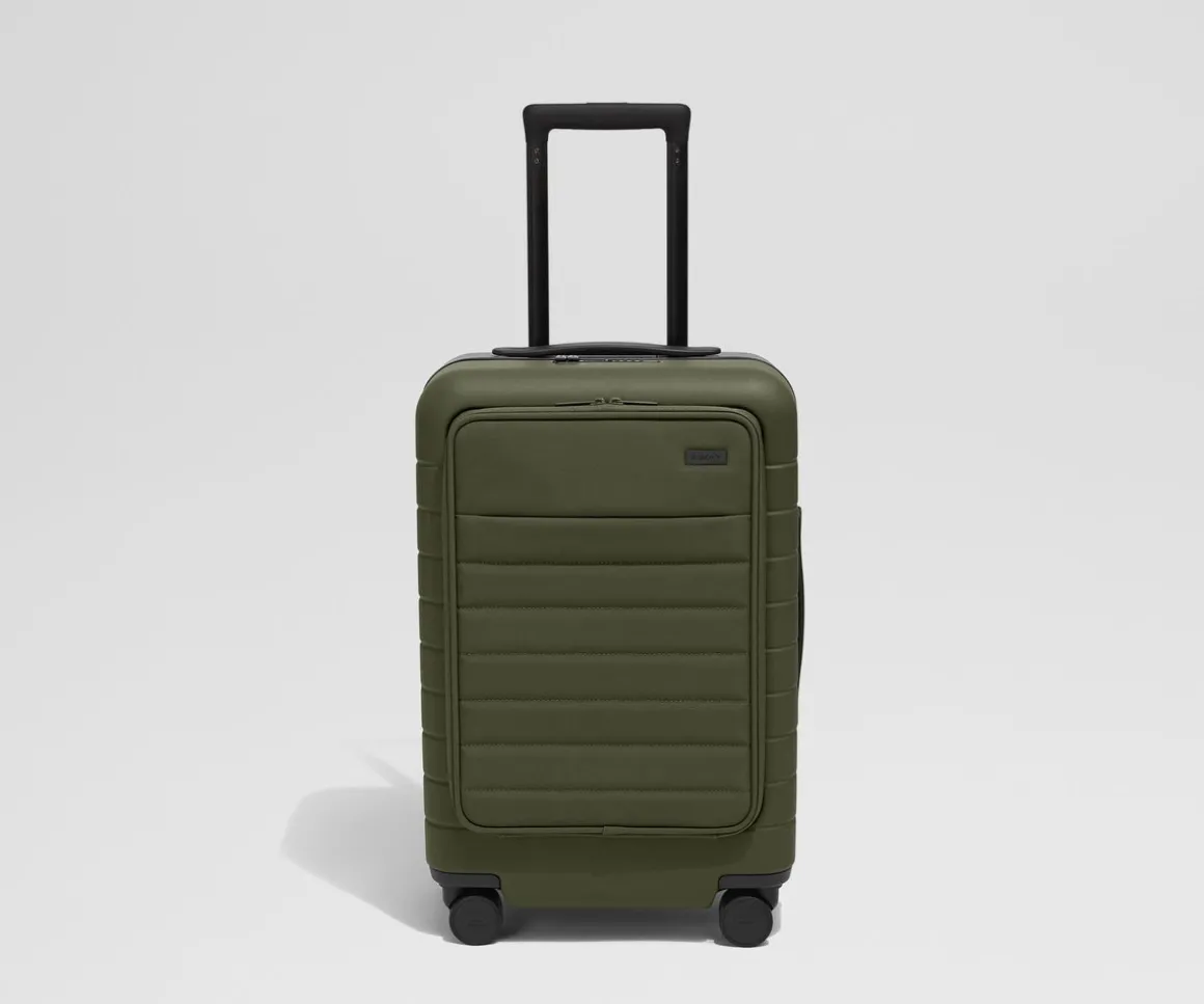 The Executive Carry-On in Olive Green
