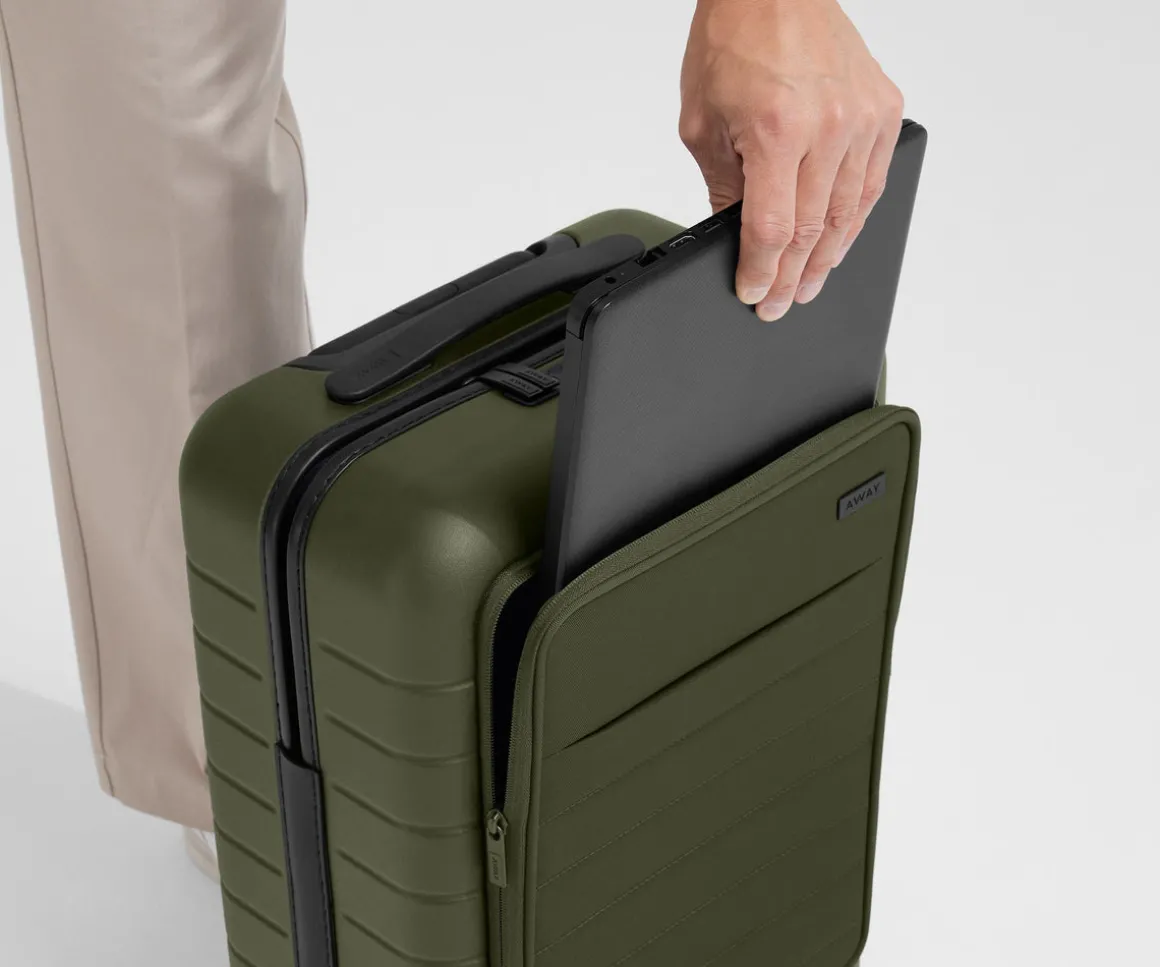 The Executive Carry-On in Olive Green