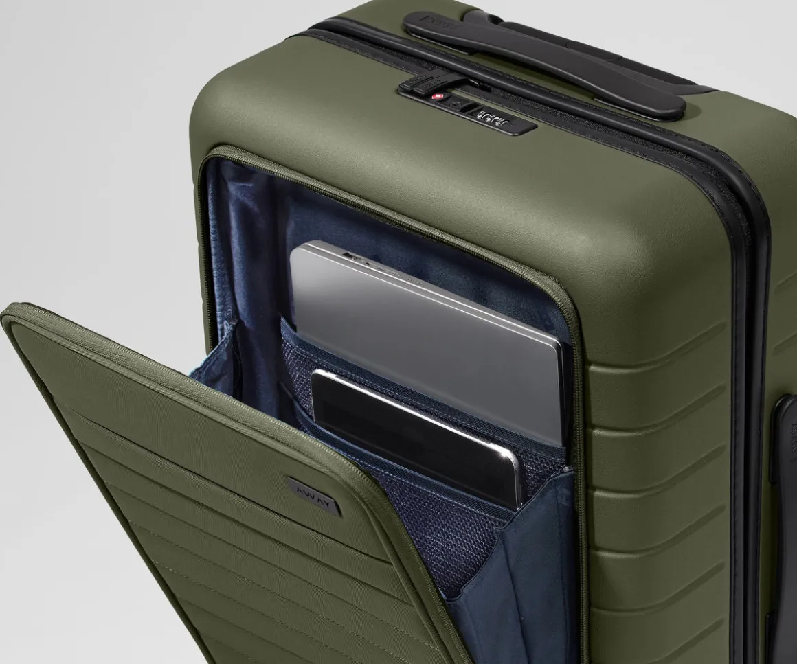 The Executive Carry-On in Olive Green