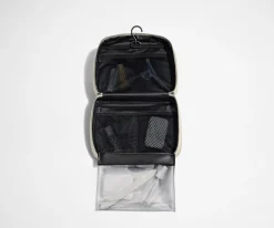 The Hanging Toiletry Bag in Salt White