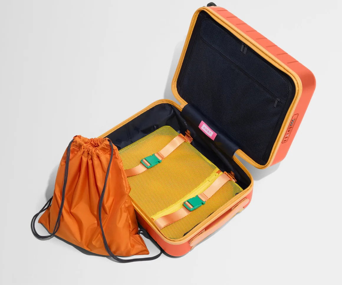 The Kids Carry-On in Poppy Orange