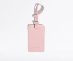 The Luggage Tag in Blush Pink