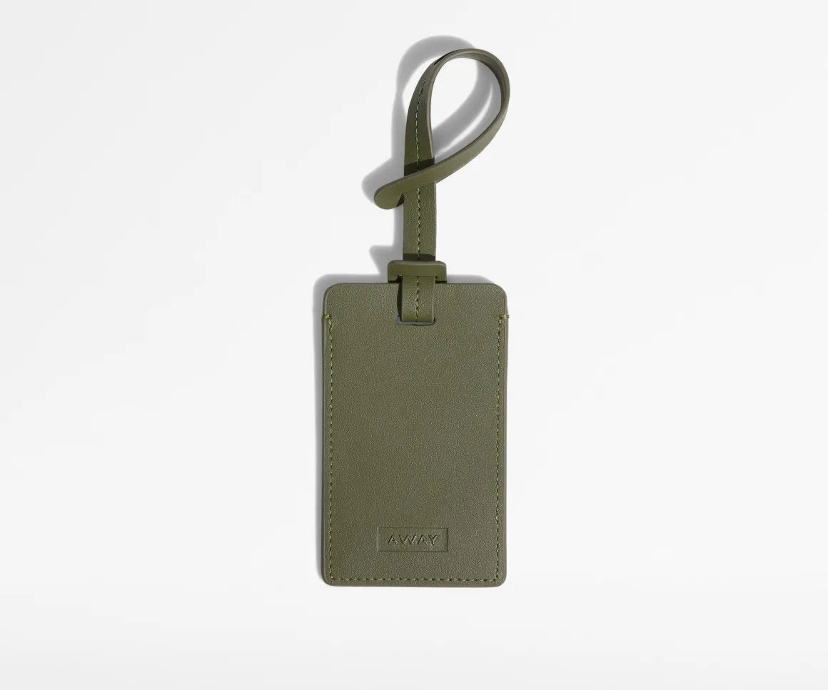 The Luggage Tag in Olive Green