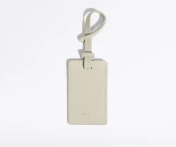 The Luggage Tag in Salt White