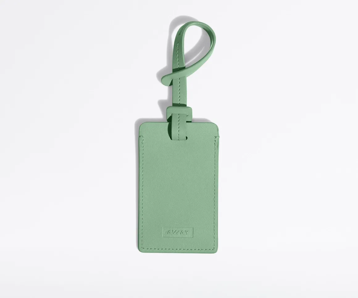 The Luggage Tag in Sea Green