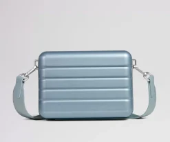 The Mini Crossbody in Arctic Blue