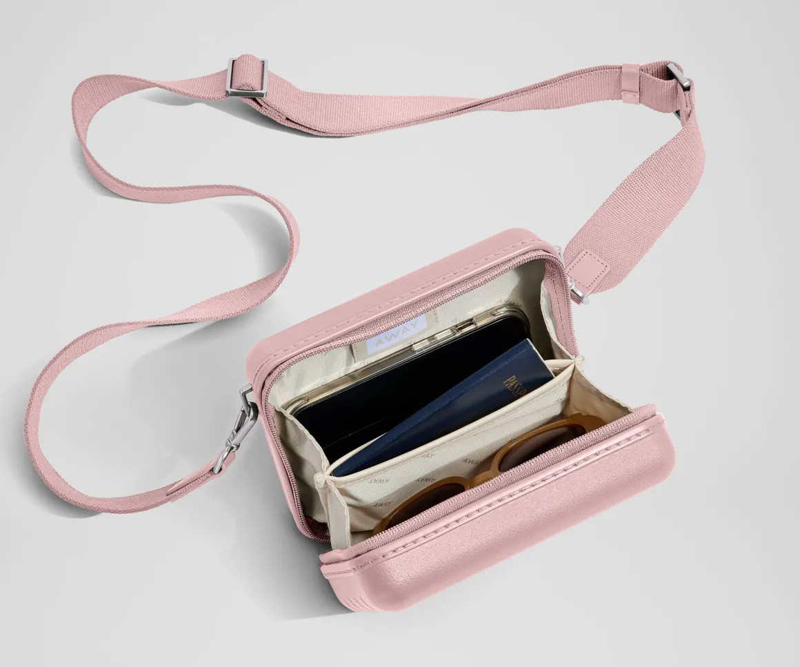 The Mini Crossbody in Blush Pink