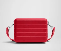 The Mini Crossbody in Cherry Red