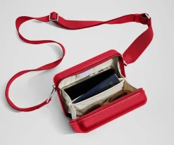 The Mini Crossbody in Cherry Red
