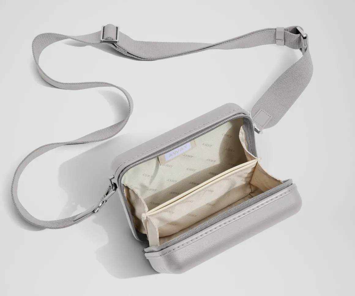 The Mini Crossbody in Cloud Gray