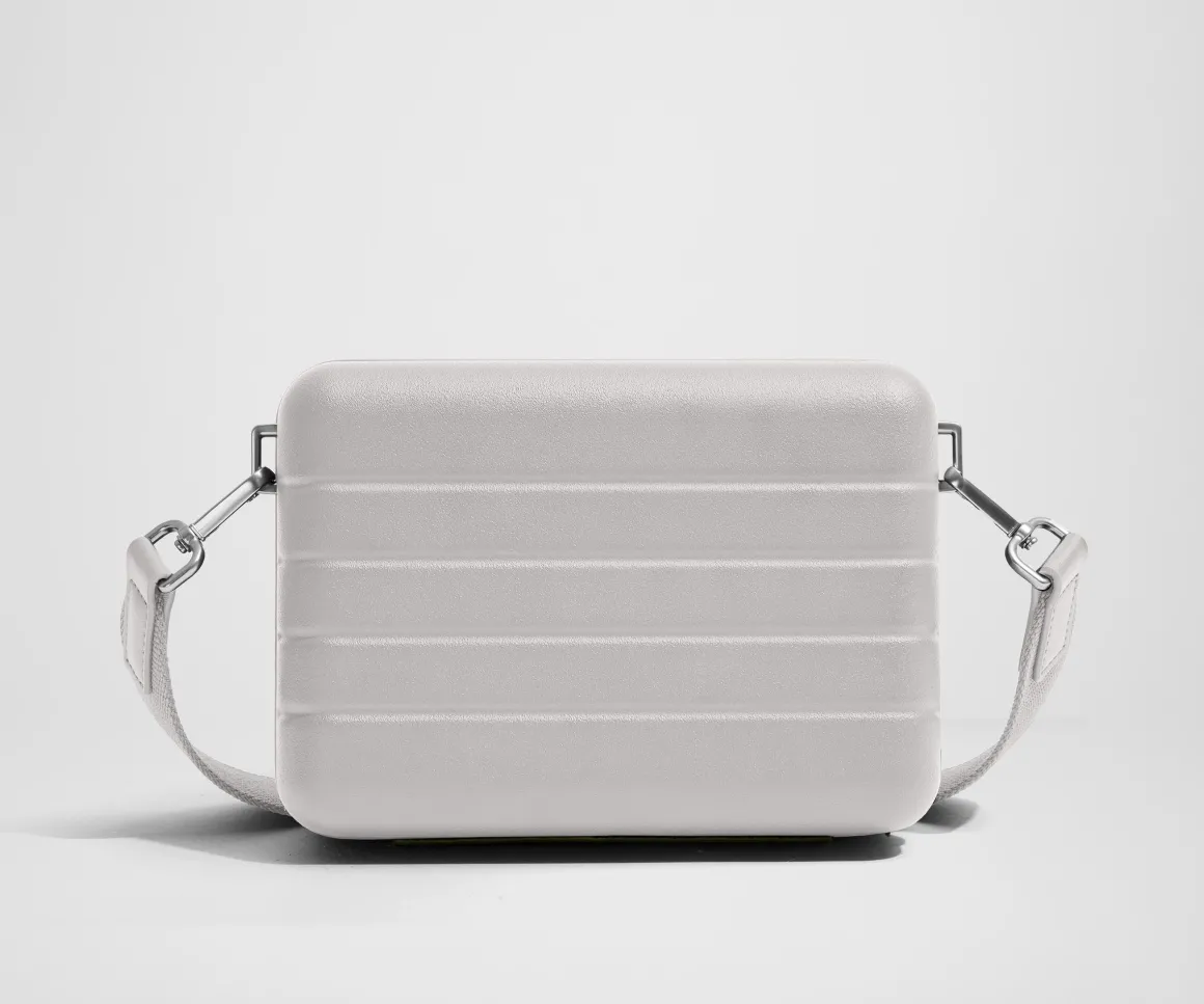 The Mini Crossbody in Cloud Gray
