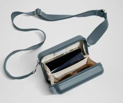 The Mini Crossbody in Coast Blue