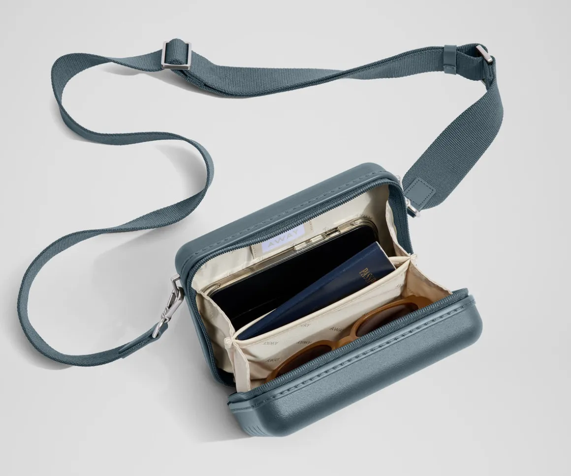 The Mini Crossbody in Coast Blue