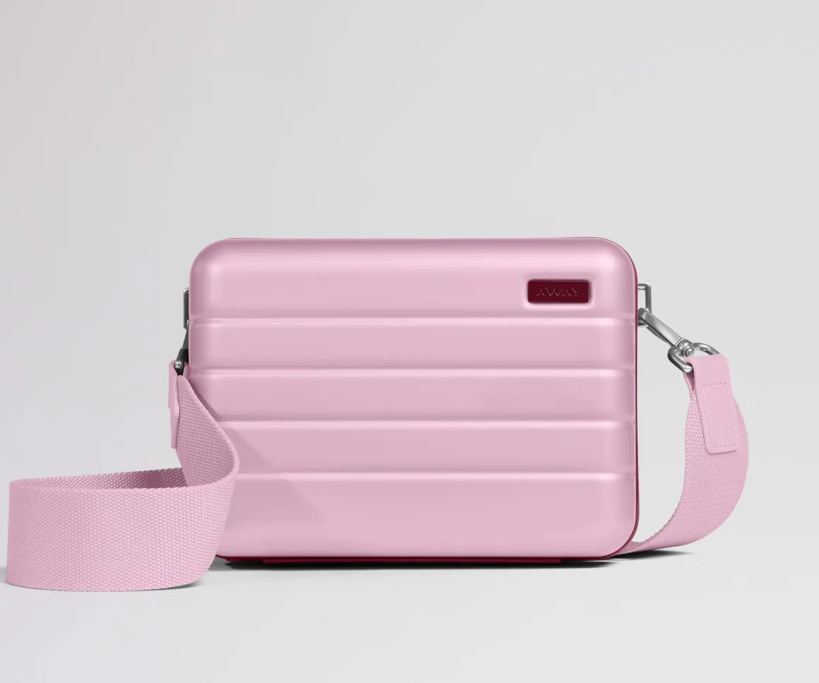 The Mini Crossbody in Glacial Pink
