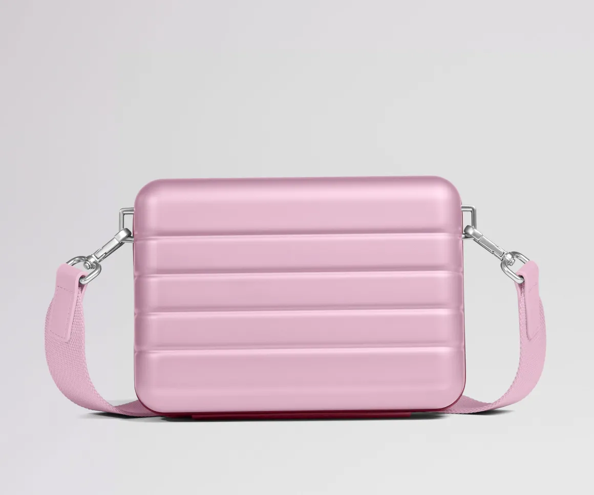 The Mini Crossbody in Glacial Pink