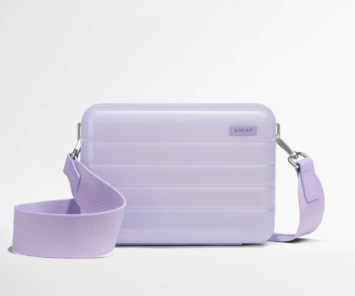 The Mini Crossbody in Glazed Lavender Haze Purple