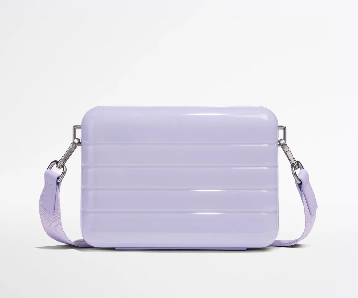 The Mini Crossbody in Glazed Lavender Haze Purple