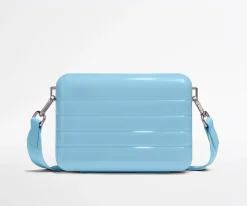 The Mini Crossbody in Glazed Opal Blue