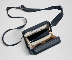 The Mini Crossbody in Navy Blue