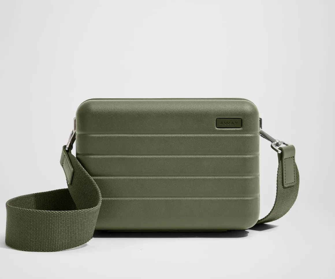 The Mini Crossbody in Olive Green