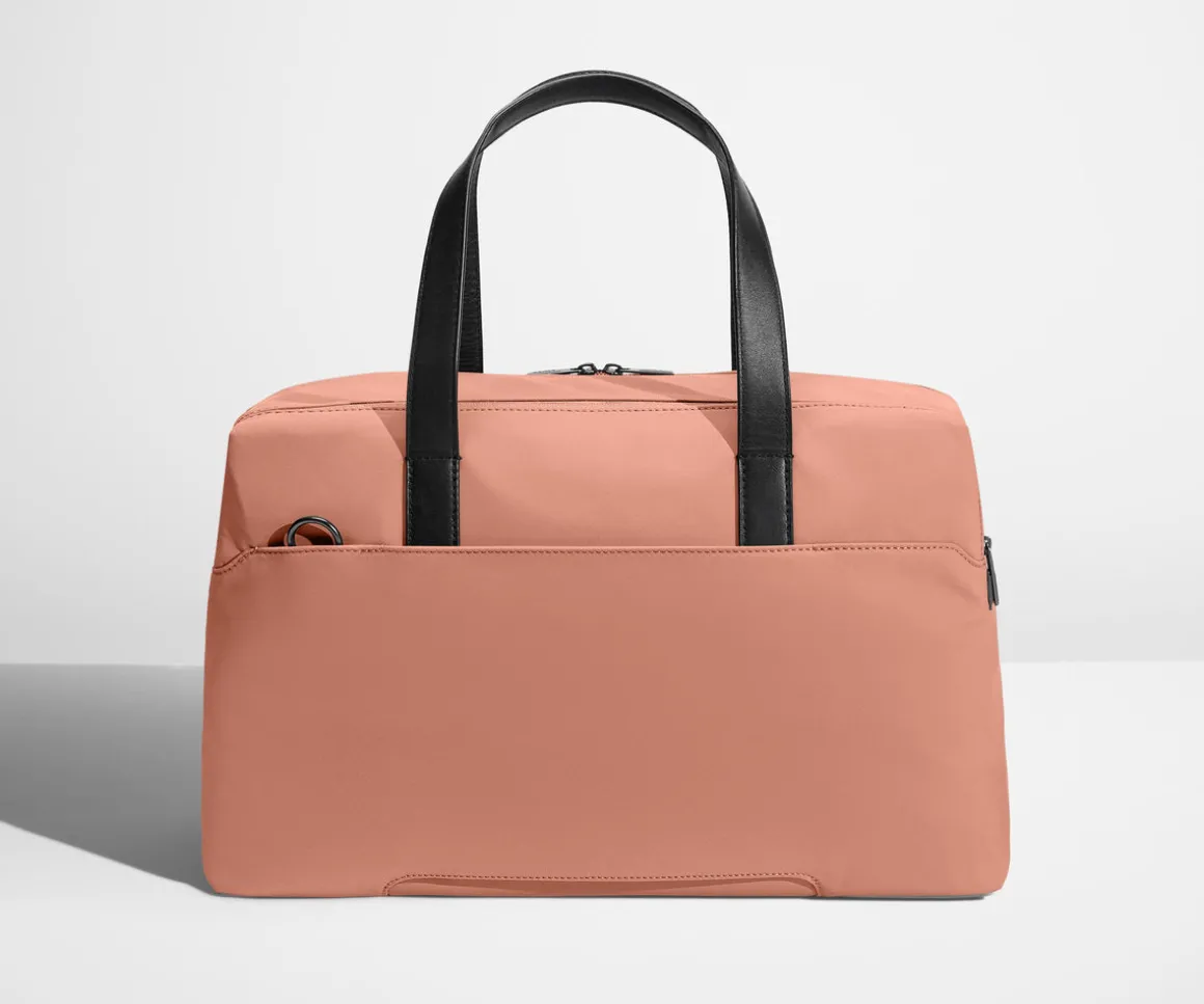 The Overnight Bag in Clay Pink
