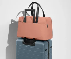 The Overnight Bag in Clay Pink
