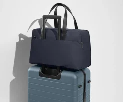 The Overnight Bag in Navy Blue