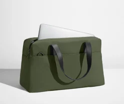The Overnight Bag in Olive Green
