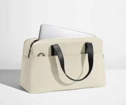 The Overnight Bag in Salt White