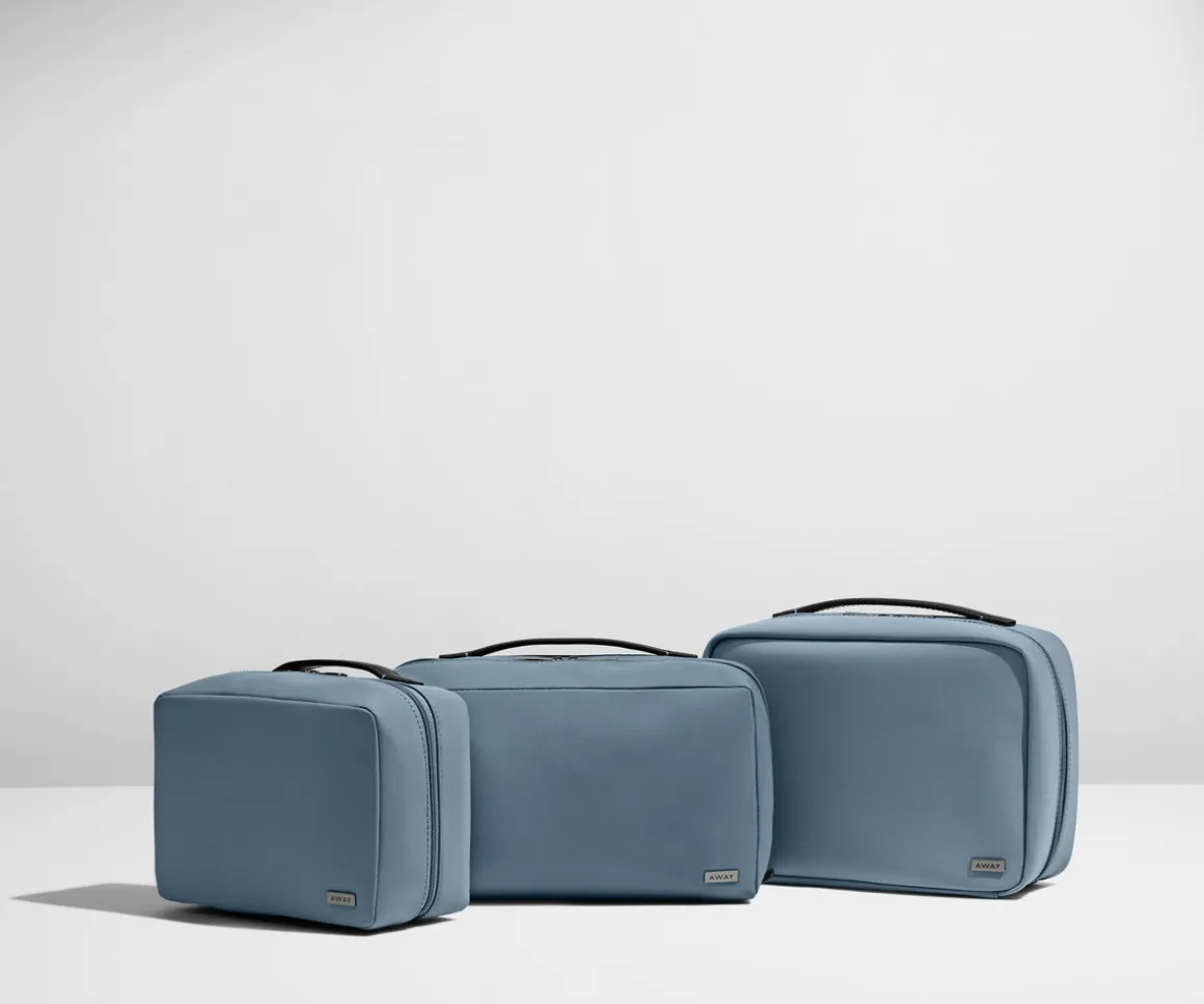 The Small Toiletry Bag in Coast Blue
