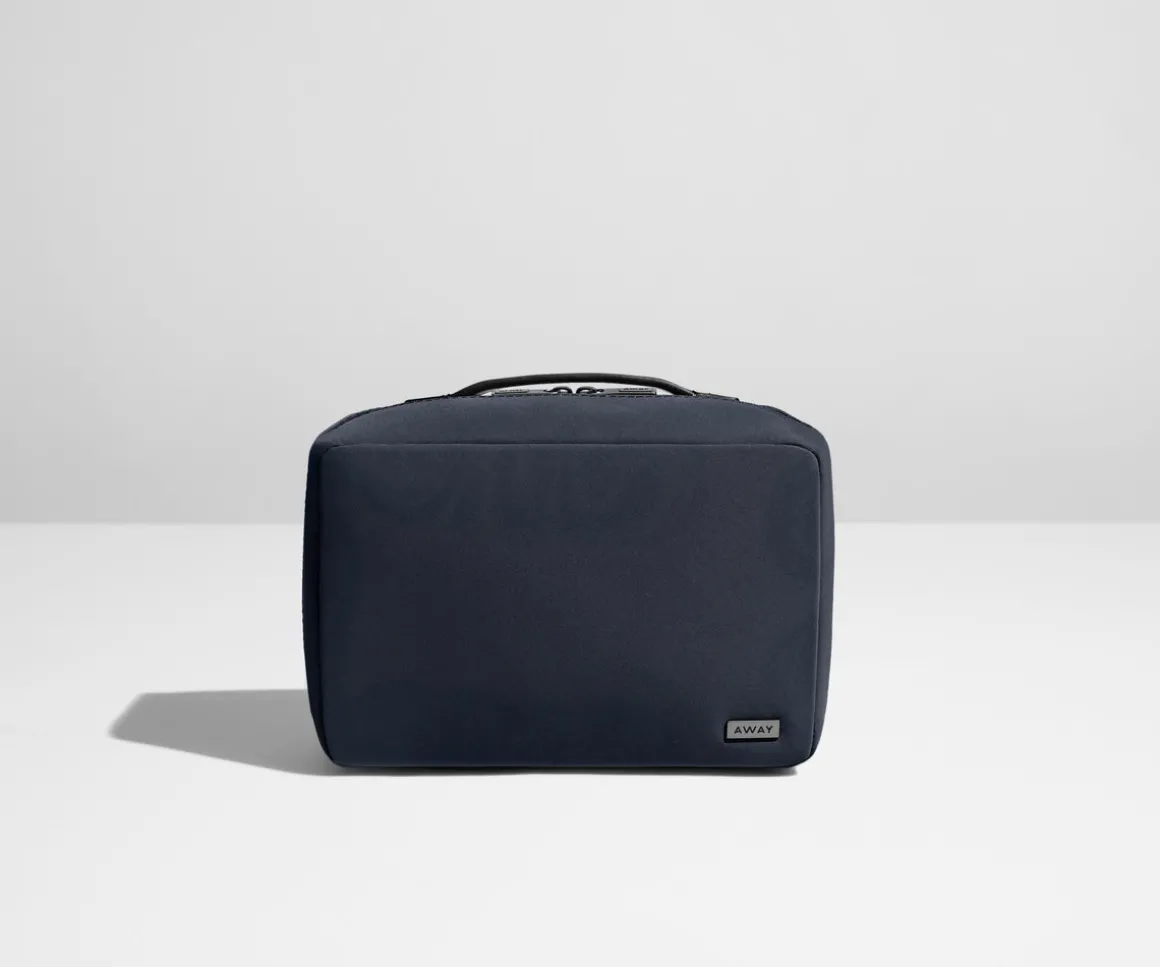 The Small Toiletry Bag in Navy Blue