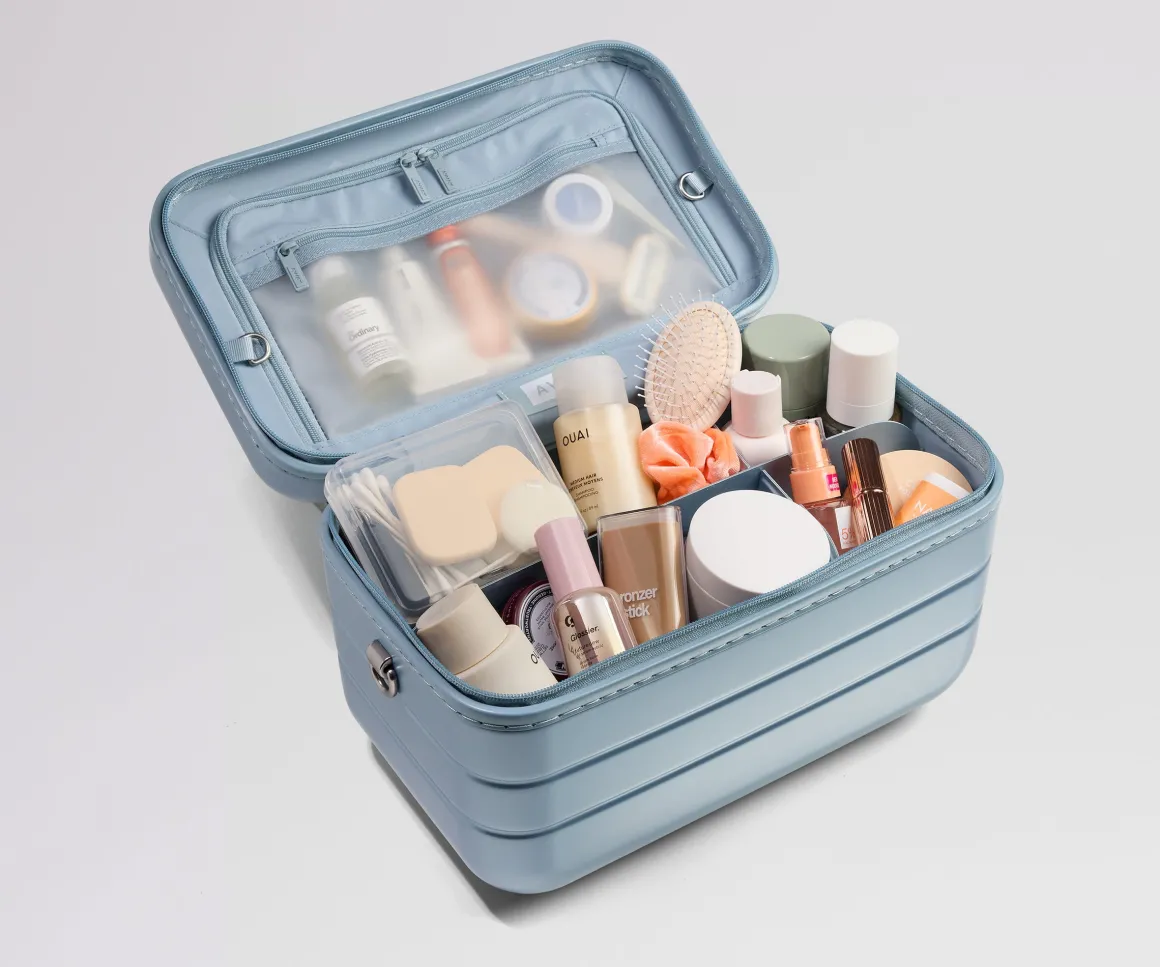The Train Case in Arctic Blue