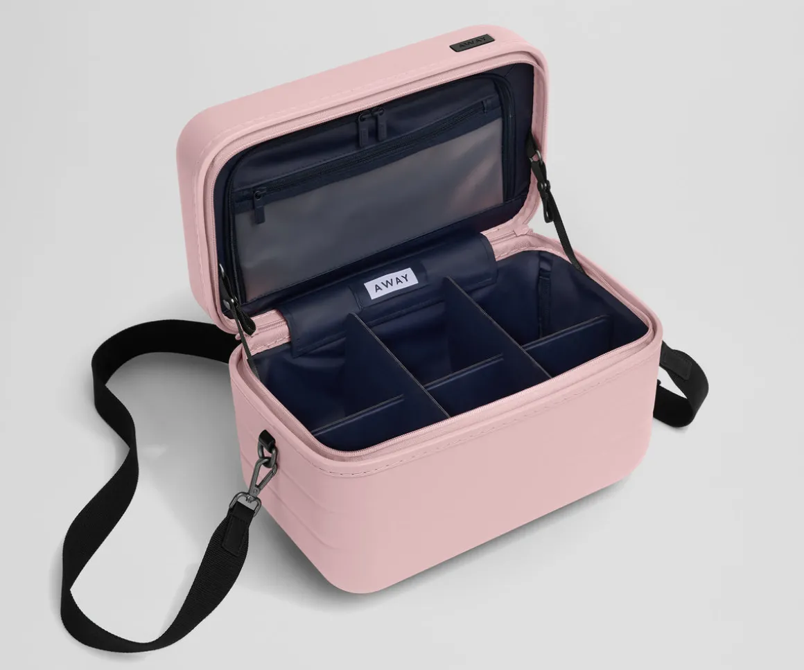 The Train Case in Blush Pink