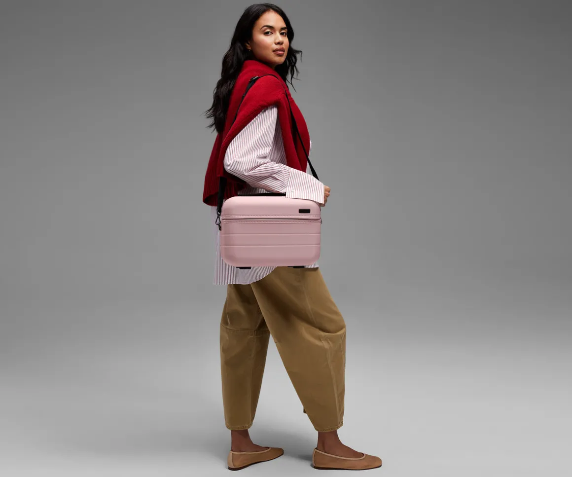 The Train Case in Blush Pink