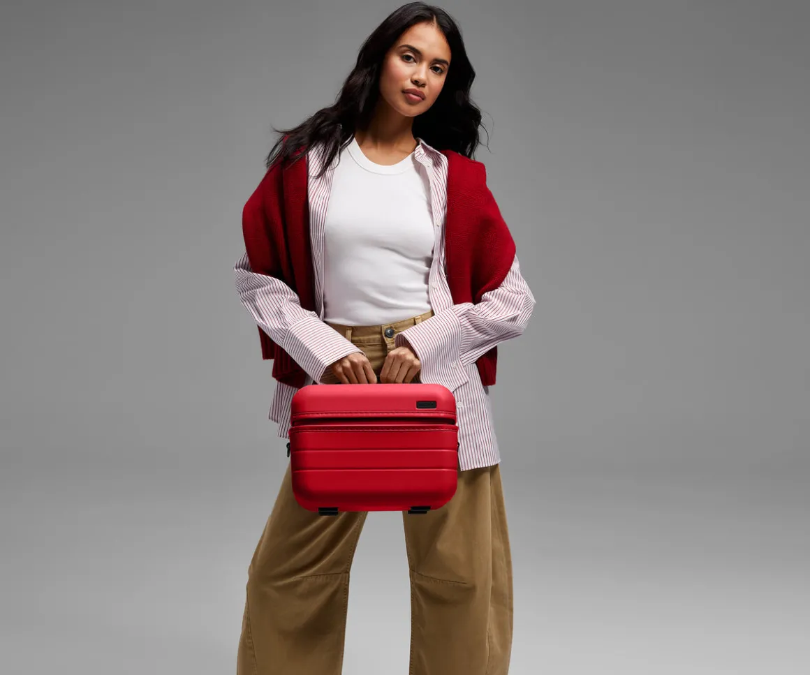 The Train Case in Cherry Red