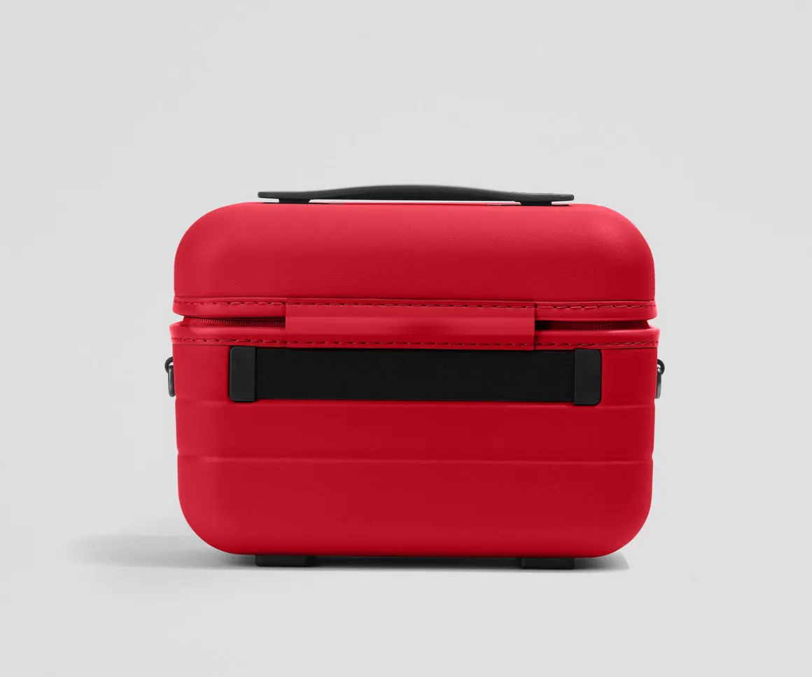 The Train Case in Cherry Red