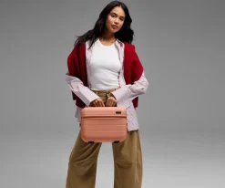 The Train Case in Clay Pink