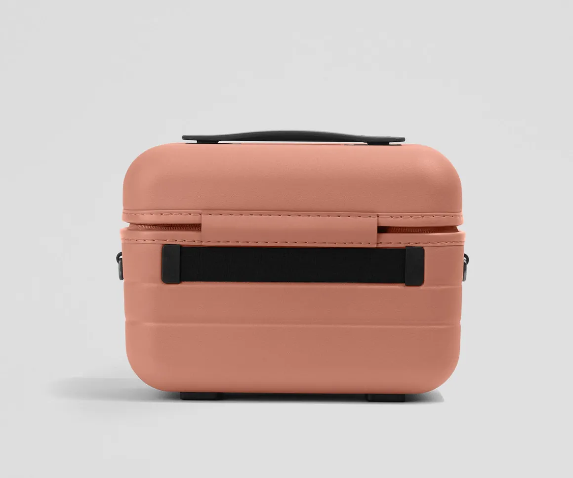 The Train Case in Clay Pink